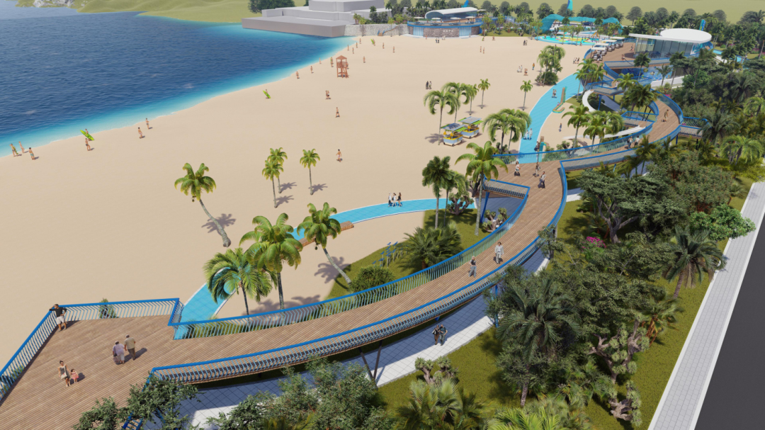 海豚湾沙滩修复工程顺利通过验收桂山岛再增滨海旅游休闲空间 迎游客慕名而来