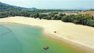 The Dolphin Bay Beach Restoration Project Successfully Passed Acceptance, and Guishan Island Added Coastal Tourism and Leisure Space to Welcome Tourists